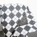 Baby Blanket - Grey Argyle Blanket