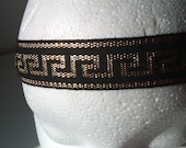 Headband black and Gold Grecian accessory