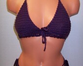 Crochet Violet Bikini Size XS / S - Made To Order - vikni