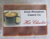 Soy Tarts, Melters, Hot Chocolate, One Six Pack Clam Shell, Brown, Chocolate
