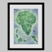 Jurassic Park - Map - Poster - Coloured - 13X19