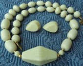 Vintage Napier Necklace and Earrings Set Mod