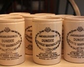 Dundee Marmalade Crock / Jar - Vintage English