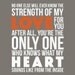 strength of my love - fine art print -  8x10"
