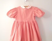 1950's Red and White Gingham Check "Madame Alexander" Dress