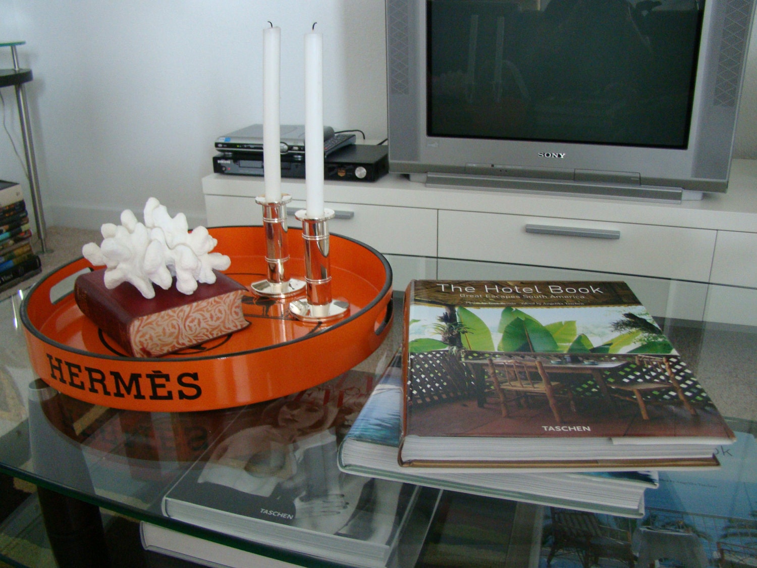 Hermes Logo Tray