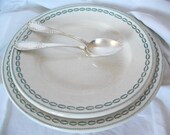 French Antique Dishes SARREGUEMINES Style Empire