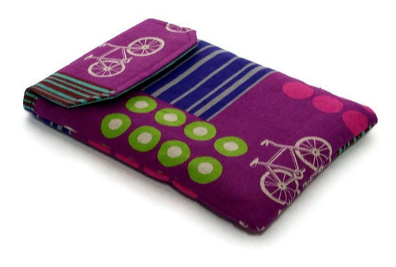 Kindle Keyboard, Galaxy Tab2 7", Nexus 7, Nook HD 7" Sleeve BICYCLES Christmas gift