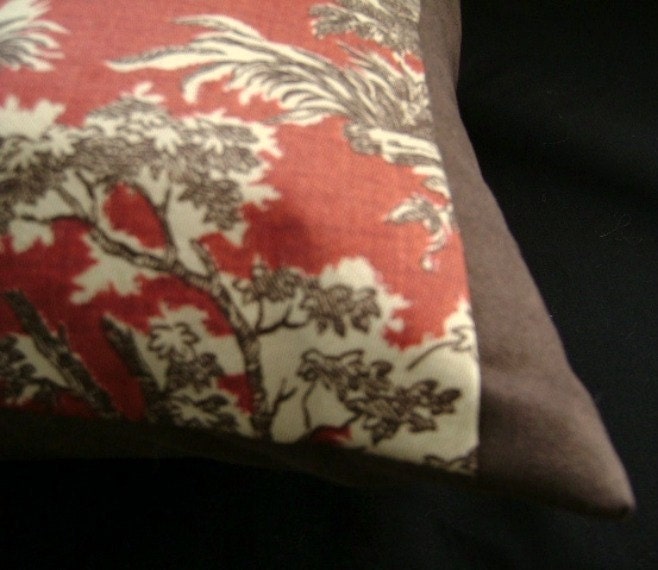 Pillow Cover 12 x 16 Summer Retreat Toile by Lilikins Home