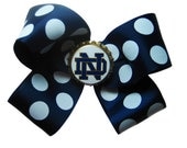 Large Notre Dame Fighting Irish Hair Bow
