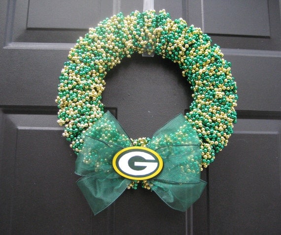 USF Bulls Green Bay Packers Beaded Wreath Custom Any Team
