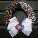 Beaded Team Colors Wreath Custom Any School
