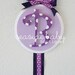 Polka Dot Hand Painted Bow Organizer