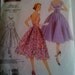 Reissued vintage Vogue pattern 1954 party dress