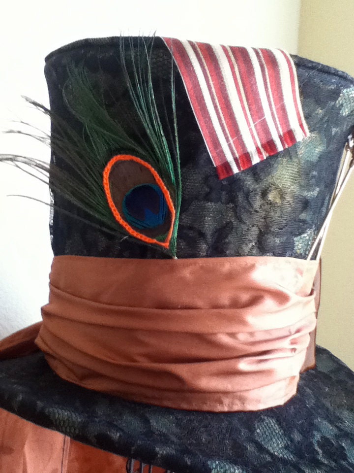 SALE - Perfect Replica - Tim Burton's Mad Hatter Cosplay Top Hat / Wedding / Party / Halloween/ Cosplay