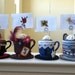 Tim Burton's Alice in Wonderland fancy place card holder, photo/message holder - set of 4