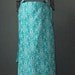 Nursing Cover with Matching Clutch- Cherish Scroll Teal & White