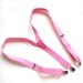 1" Wide Baby Pink Colour Elastic Suspenders (Last 1 piece)