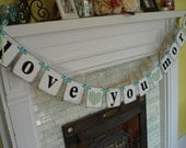 Reserved for Amy Love You More Wedding Reception Decoration -