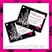 Holiday Party Invitations . PRINTABLE . Holiday Sparkle