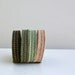 Wool Felt Bracelet Wristband Cuff // Meadow // LoftFullOfGoodies