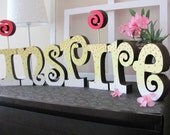 inspire hand painted word set
