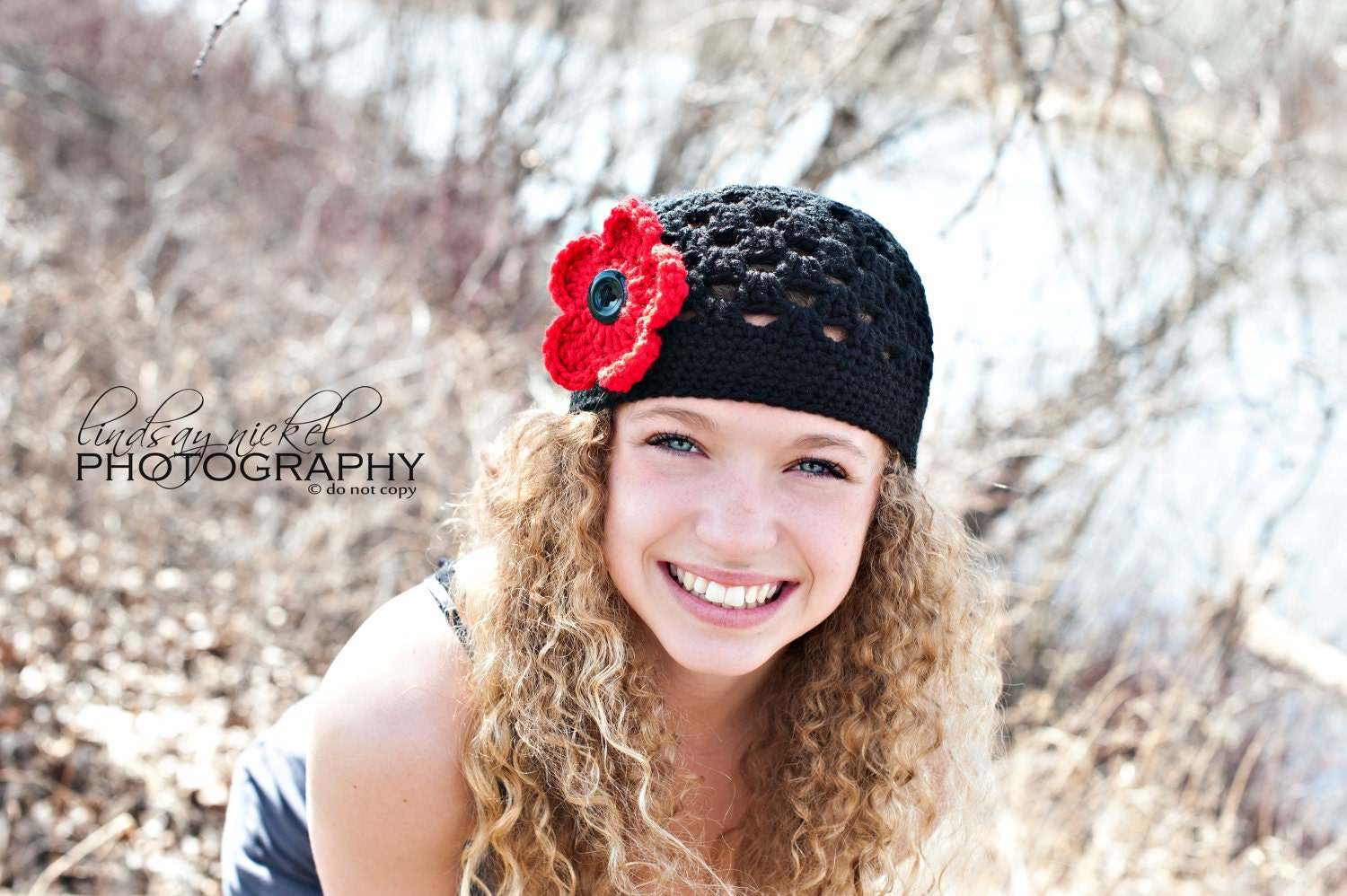 Spring Sunshine Beanie with 3 Interchangeable Flowers (Toddler, Child, & Youth/Adult sizes) - knit, hat, cloche, baby, newborn, photo