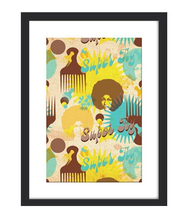 Supa Freak - 8x10 Unframed, Archival Retro Illustration Print