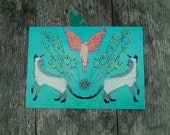 Siamese Cats Print