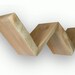 The Zag Shelf -- in Natural Edge Maple