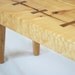 All Stitched Up Maple Slab Coffee Table with Black Walnut Butterflys