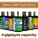 Choice of 35mm film 4GB USB flash drive