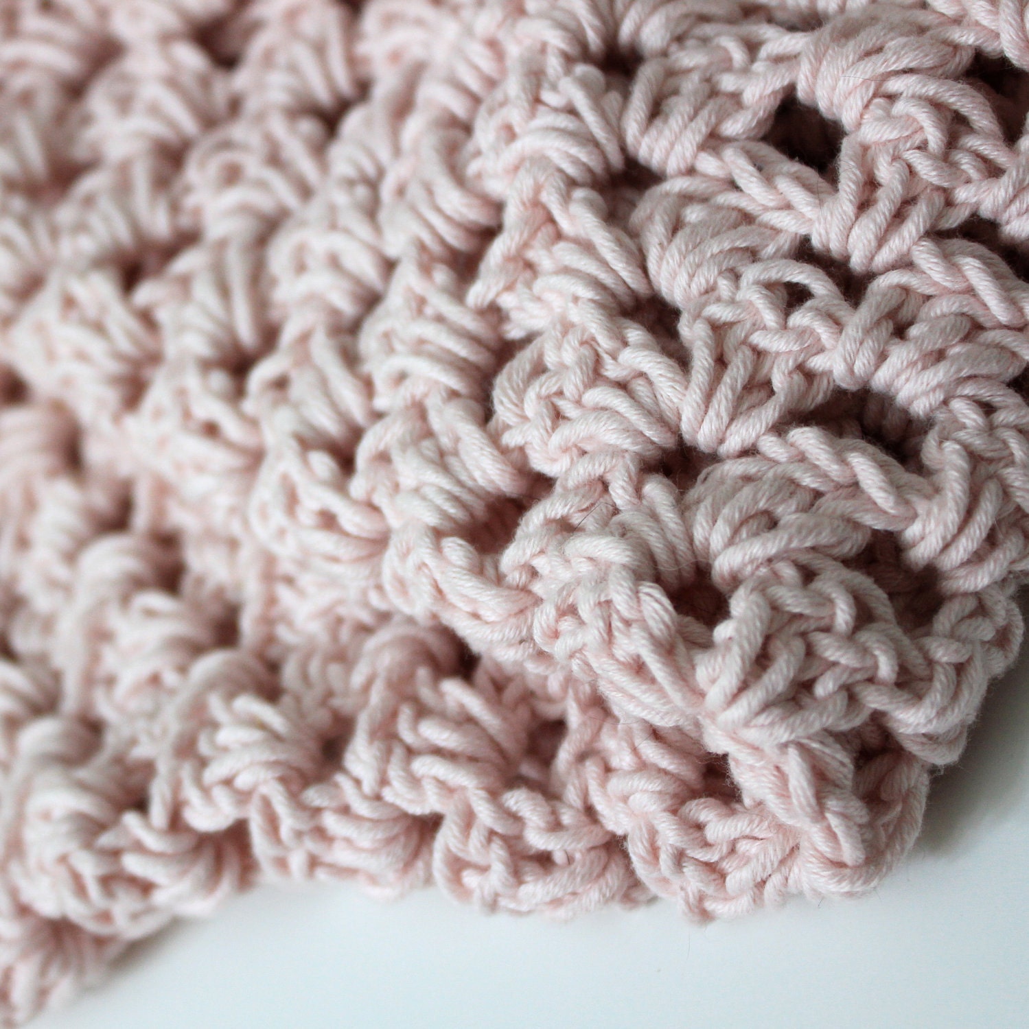 Granny Square Blanket, Cotton Baby Blanket, 30inx30in, Sleeper Blanket, Boy Girl Unisex Blankets, 100% Egyptian Cotton