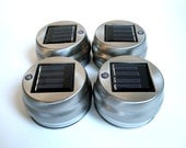 Mason Jar Solar Light Lantern LIDS - Set of 4 - High Quality