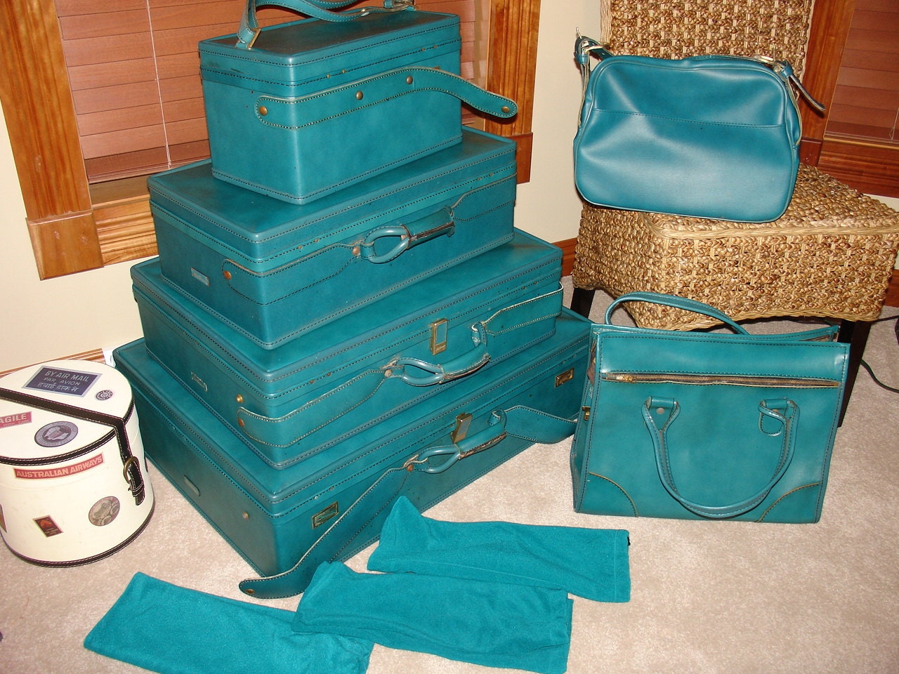 Hartmann Hula Blue 6 Piece Luggage Set