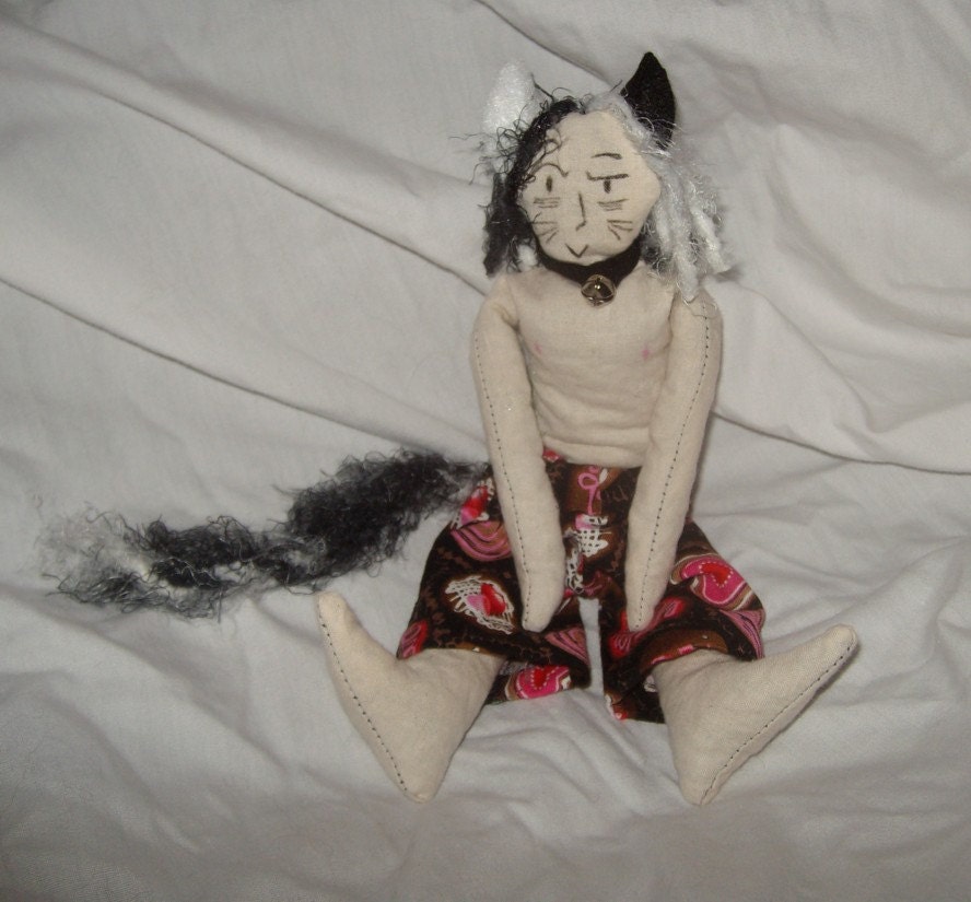Catboy mature doll sexy penis adult toy anthropomorphic kawaii yaoi  gag gift cat boy plush flexible