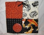 cloth message board Oriental theme goldfish shoes clouds hanging magnet board 8X8 plus magnet