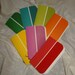 Paint chip book small blank sketchbook notebook handstitched tiny book LAST ONE