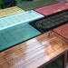 Game Table Cribbage Board Coffee Table in Early American Finish, Father's Day Gift