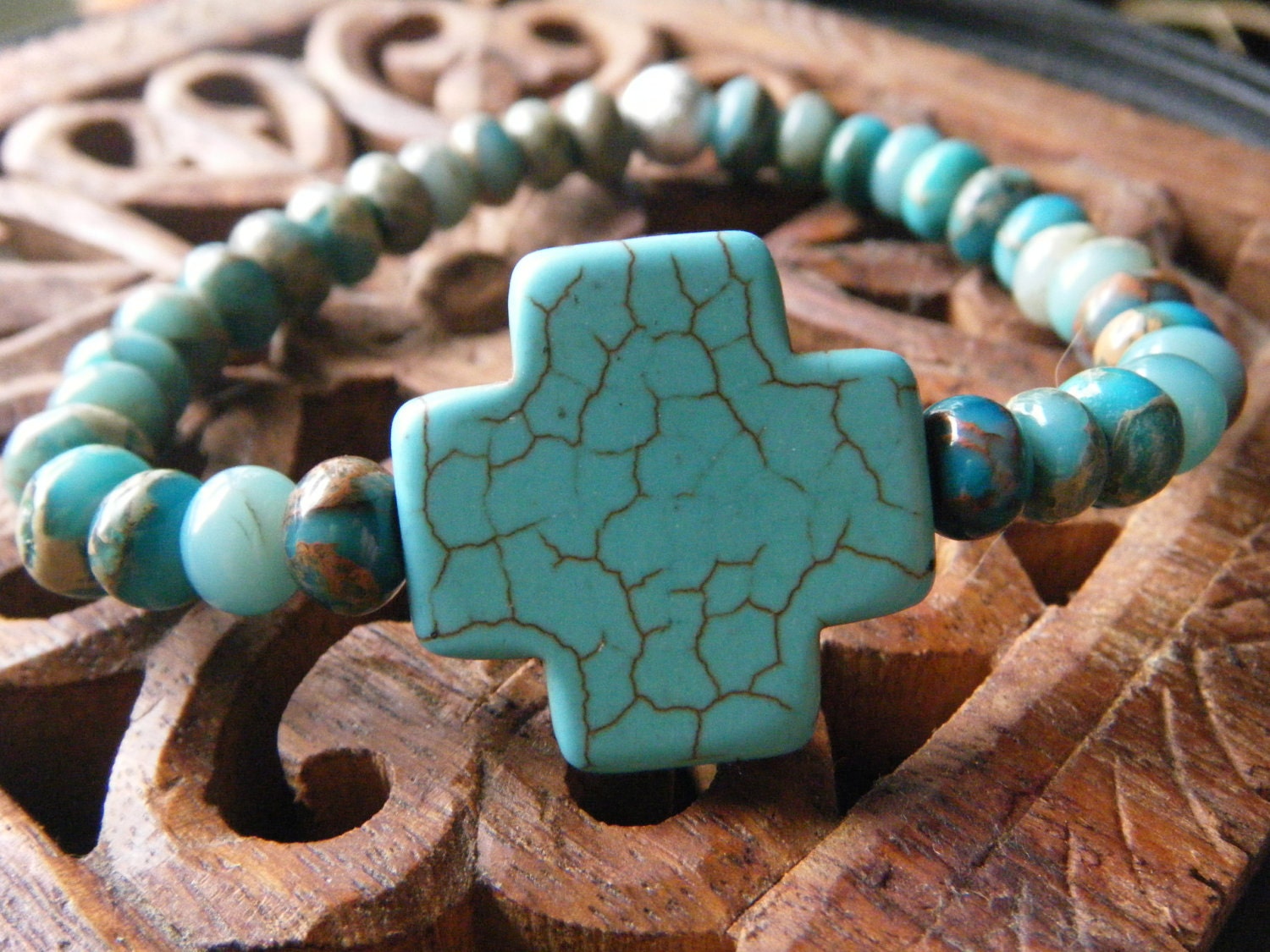 Faith & Healing -inspirational crystal gemstone bracelet-boho yoga zen