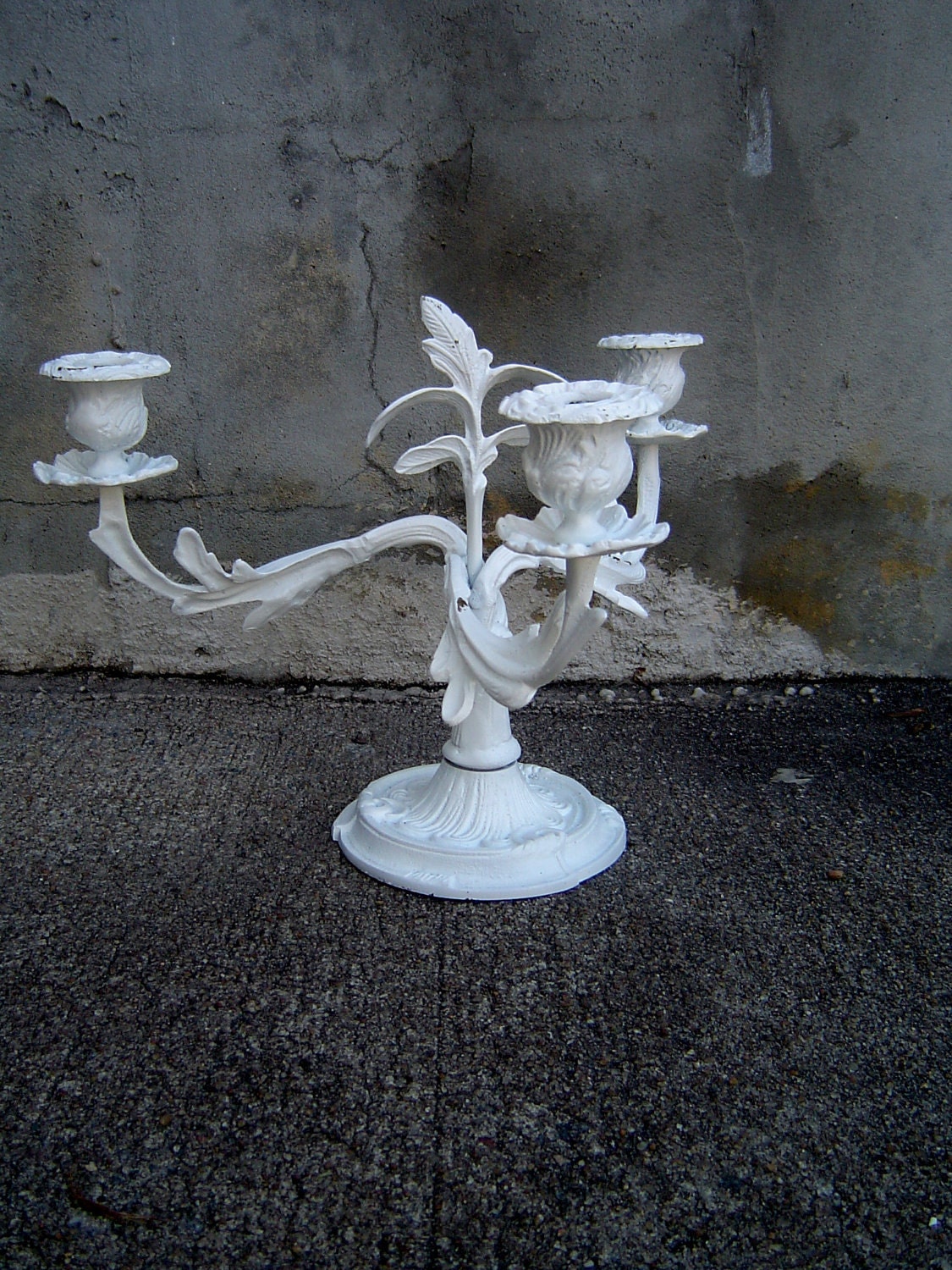Snow White Candleabra, Taper Holder, Candlesticks, Table Decor, Home Decor