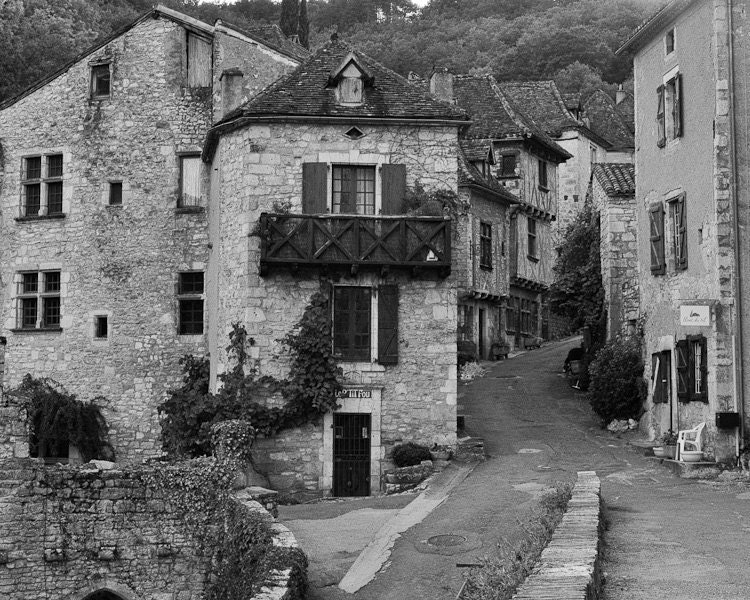 The Streets of the French Countryside - Black and White Photography - inthisinstance
