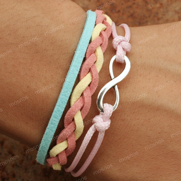 Bracelet-infinity bracelet, karma bracelet, gift for girlfriend, girlfriend gift bracelet