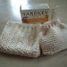 Crochet Wash Set in Cream Cotton with Soap. Shower & Bath Gift Set, Bathroom Accessories.