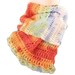 Scarf/Scarflet/Neckwarmer Crocheted in Rainbow Shades