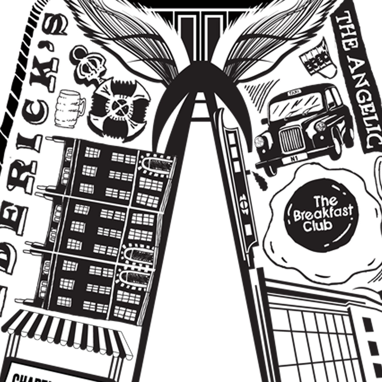 Best of Angel limited edition screenprint // London Letters series