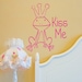Kiss Me Frog Prince Wall Decal Sticker Vinyl Art 20.5"h X 21"w