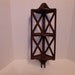 Reserved for Jay Vintage Wood 3 tiered corner Shelf