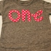 Hot pink and white polka dot Shirt Girls Birthday Tee Organic Blend first birthday tee