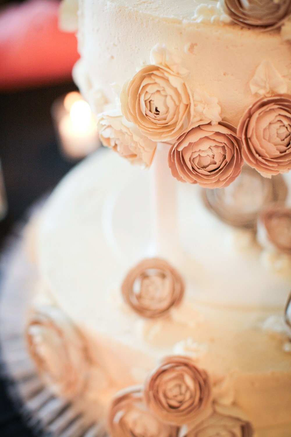 Paper Cake Flowers Template- DIY